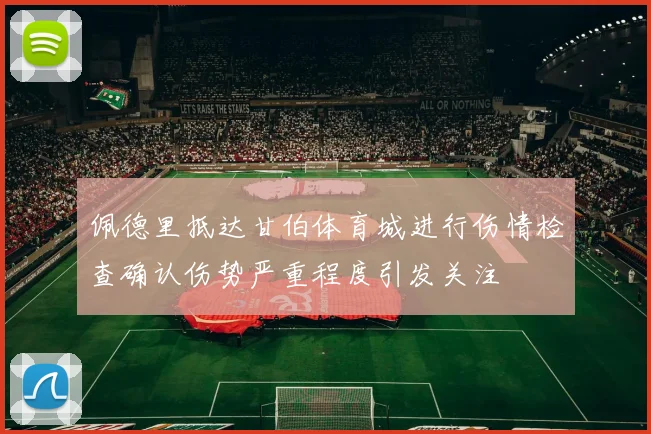 佩德里抵达甘伯体育城进行伤情检查确认伤势严重程度引发关注